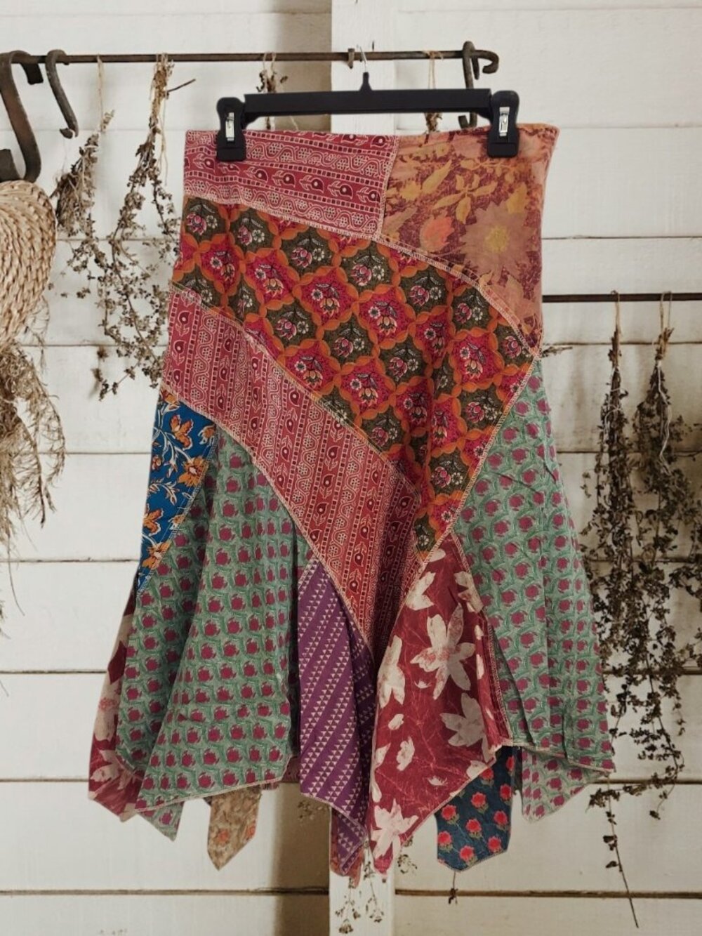 NWT Cotton Patchwork Pixie Skirt-Size S/M